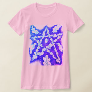 Eikenblad Pentagram Helder Kleurrijk T-shirt