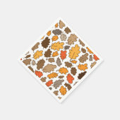 eikenbladeren herfstboho Thanksgiving servetten (Hoek)