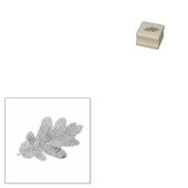 Eikenbladstempel Rubberstempel (Gestempeld)