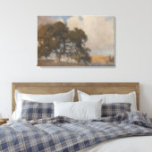 Eikenboom (1910) - Majestueuze Waterverf Canvas Afdruk (Insitu (Slaapkamer))