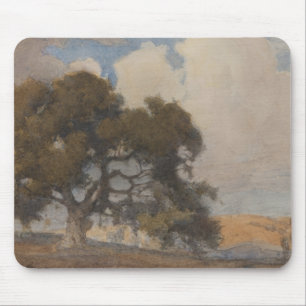 Eikenboom (1910) - Majestueuze  Waterverf Muismat