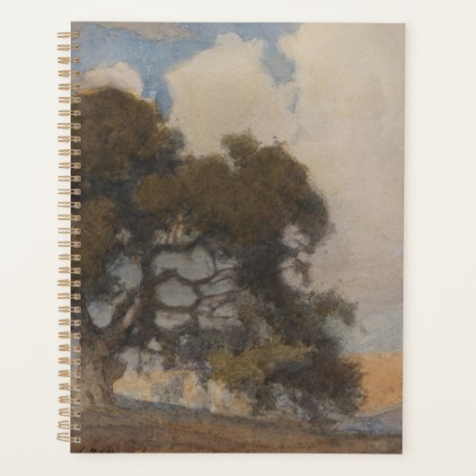 Eikenboom (1910) - Majestueuze  Waterverf Planner (Voorkant)