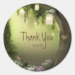 Eikenboom Betoverde Bos Tuin Favorieten Stickers