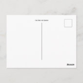 eikenboom in de winter briefkaart (Achterkant)