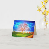 EIKENBOOM KLEIN WENSKAART KAART (Gele Bloem)