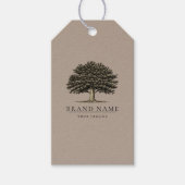  eikenboom Logo QR Code Hang Labels W/String Cadeaulabel (Voorkant)