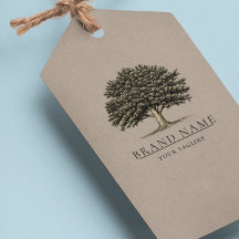  eikenboom Logo QR Code Hang Labels W/String