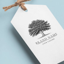  eikenboom Logo QR Code Hang Labels W/String