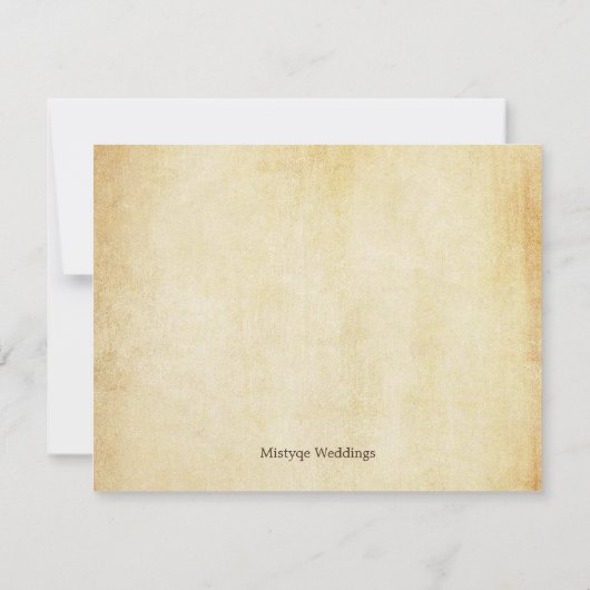 eikenboom sparen de Datum Weddenschap Save The Date (Achterkant)