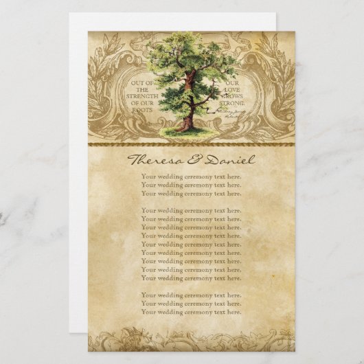 eikenboom van het stroomgebied van de zwembroeken (Voorkant / Achterkant)