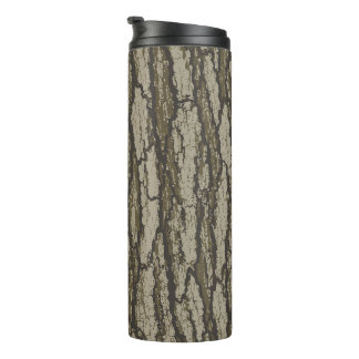 Eikenboomstam camouflage voor jachtkleding voor ma thermosbeker
