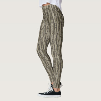 Eikenboomstam camouflage voor jachtkleding voor vr leggings