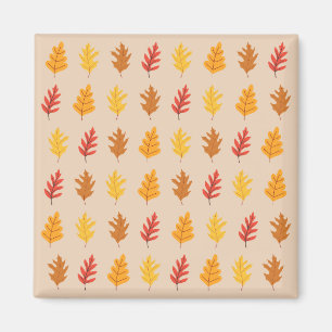 Eikenherfstbladeren Magneet