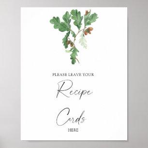 Eikentak - Uw receptkaart hier Poster