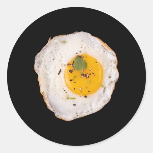 Eikostuum Grappig Halloween Ei Kerstfeest voor Ronde Sticker (Voorkant)