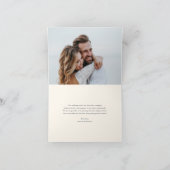 Eiland  ananas bruiloft foto bedankkaart (Binnen)