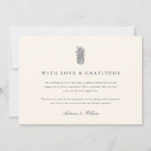 Eiland ananas bruiloft Multi Foto Bedankkaart (Voorkant)