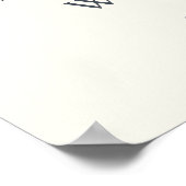 Eiland ananas bruiloft welkom poster (Hoek)