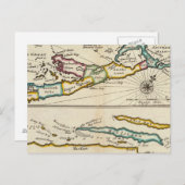 eiland Bermuda, deel van het eiland Providence Briefkaart (Voorkant / Achterkant)