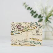 eiland Bermuda, deel van het eiland Providence Briefkaart (Staand voorkant)