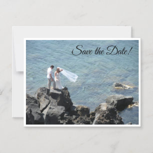 Eiland Bruiloft Save the Date Magnetische Uitnodiging