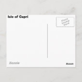 eiland Capri Briefkaart (Achterkant)