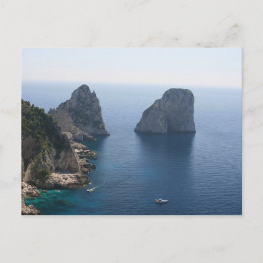 eiland Capri Briefkaart (Voorkant)