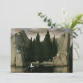 Eiland der doden van Arnold Böcklin, symbolisme ku (Staand voorkant)