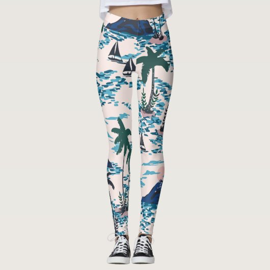 eiland Hawaii Leggings (Voorkant)