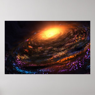 Eiland in de Void Poster