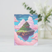 Eiland in de Wolken Briefkaart (Staand voorkant)