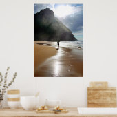 eiland in de zon poster (Keuken)