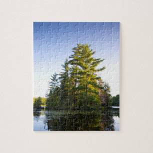 Eiland in het Long Pond-meer Legpuzzel