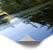Eiland in het Long Pond-meer Poster (Hoek)