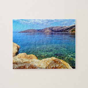 eiland Krk in Kroatië Legpuzzel