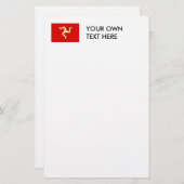 eiland man briefpapier (Voorkant / Achterkant)