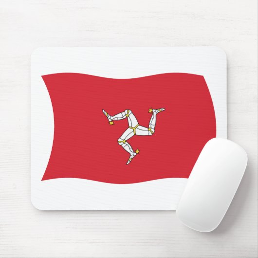 eiland Man Flag Mousepad Muismat (Met muis)