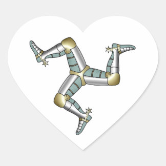 eiland Man Hart Sticker