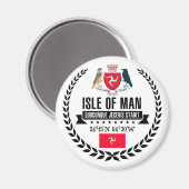 eiland Man Magneet (Voorkant / Achterkant)