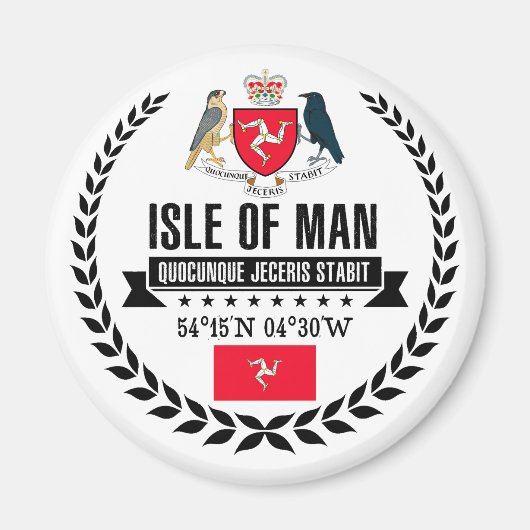 eiland Man Magneet (Voorkant)