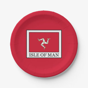 eiland Man Papieren Bordje