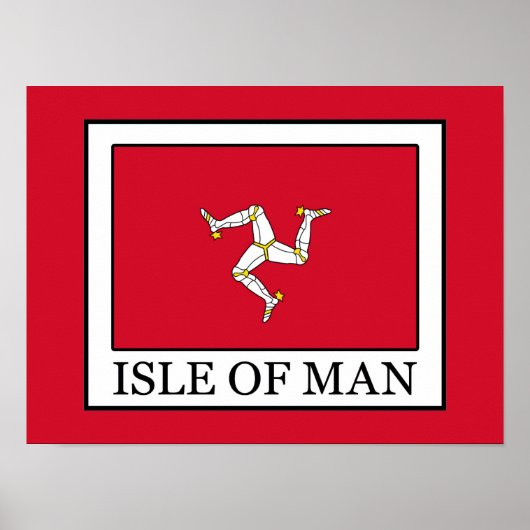 eiland Man Poster (Voorkant)