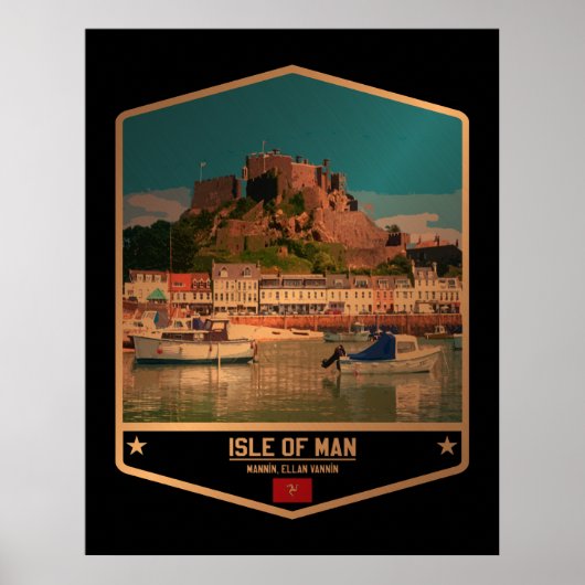 eiland Man Poster (Voorkant)