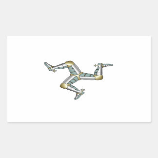 eiland Man Rechthoekige Sticker