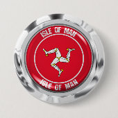 eiland Man Round Emblem Ronde Button 7,6 Cm (Voorkant)