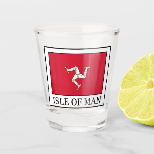 eiland Man Shot Glas (Voorkant)