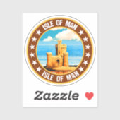 eiland Man Sticker (Vel)