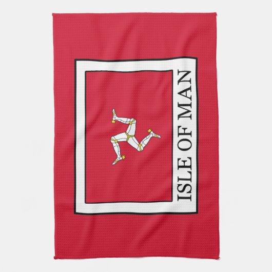 eiland Man Theedoek (Verticaal)