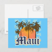 eiland Maui Hawaii Souvenir Briefkaart (Voorkant / Achterkant)