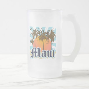eiland Maui Hawaii Souvenir Matglas Bierpul